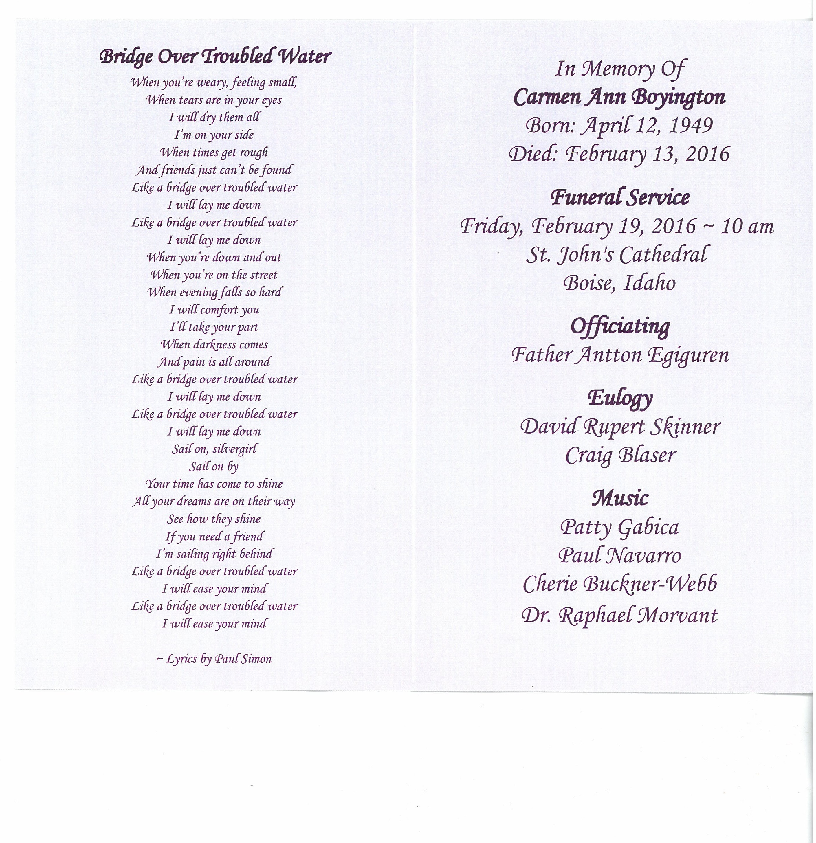 Boyington20Carmen20Ann