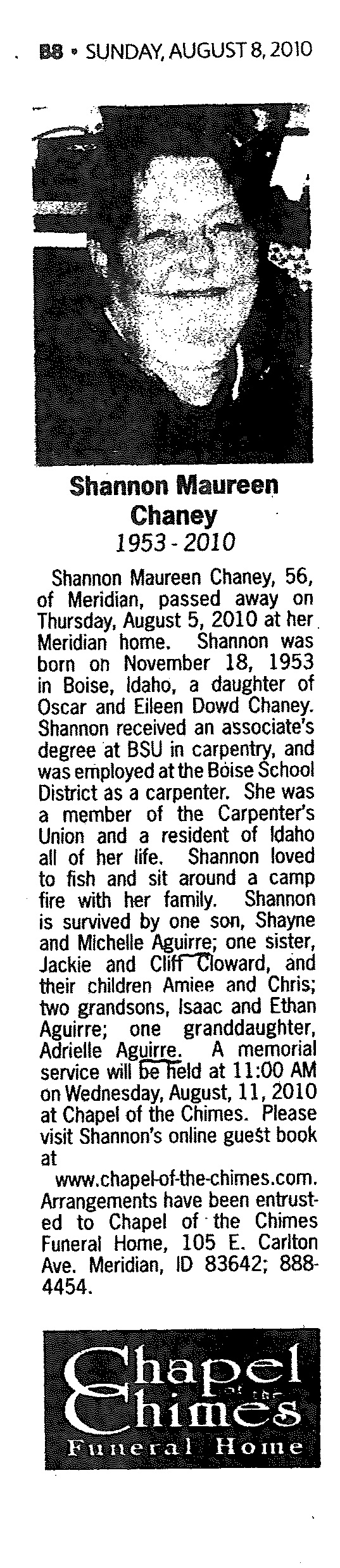 Chaney20Shannon20Maureen20Chaney20Dowd