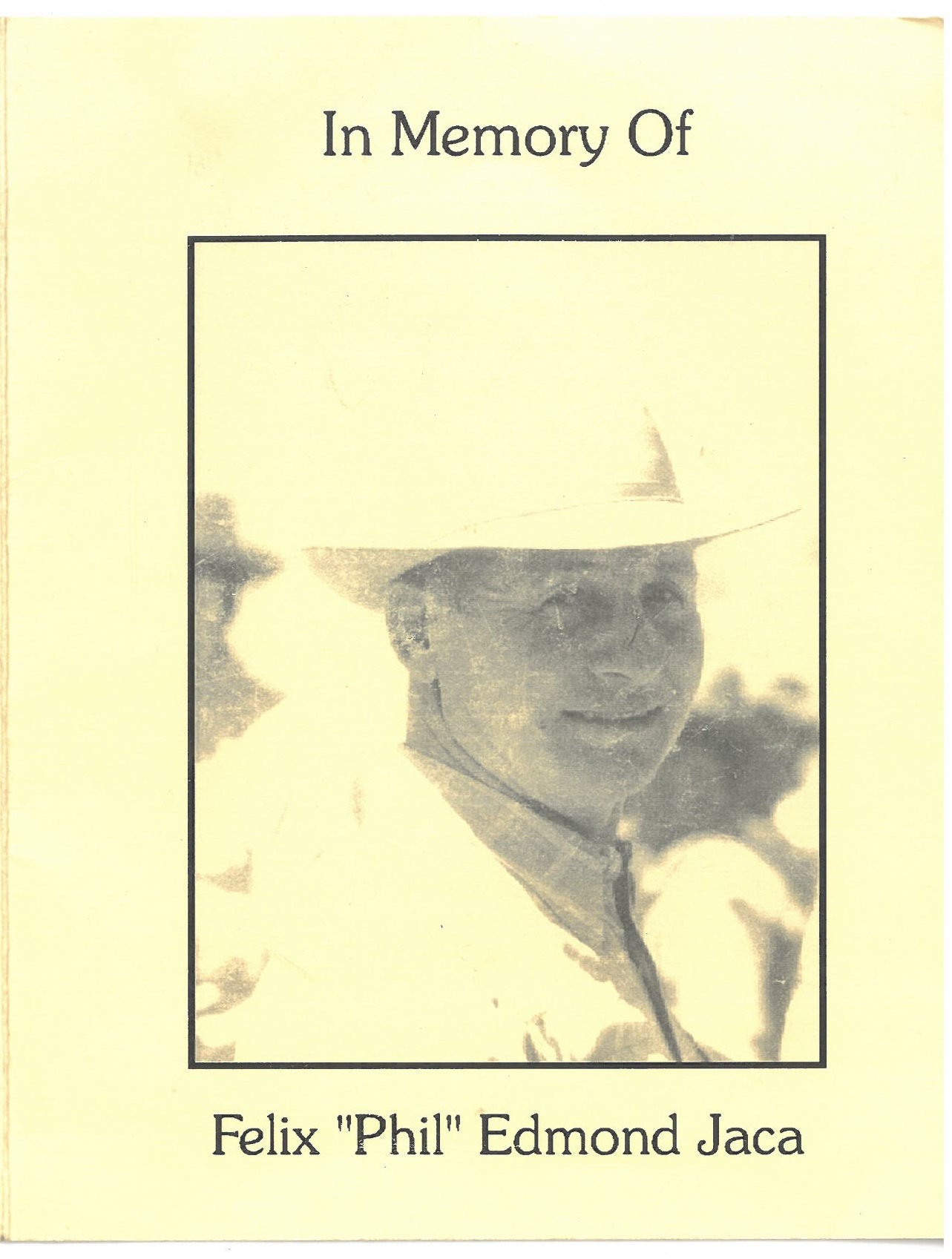 Jaca, Felix 'Phil' Edmond 2