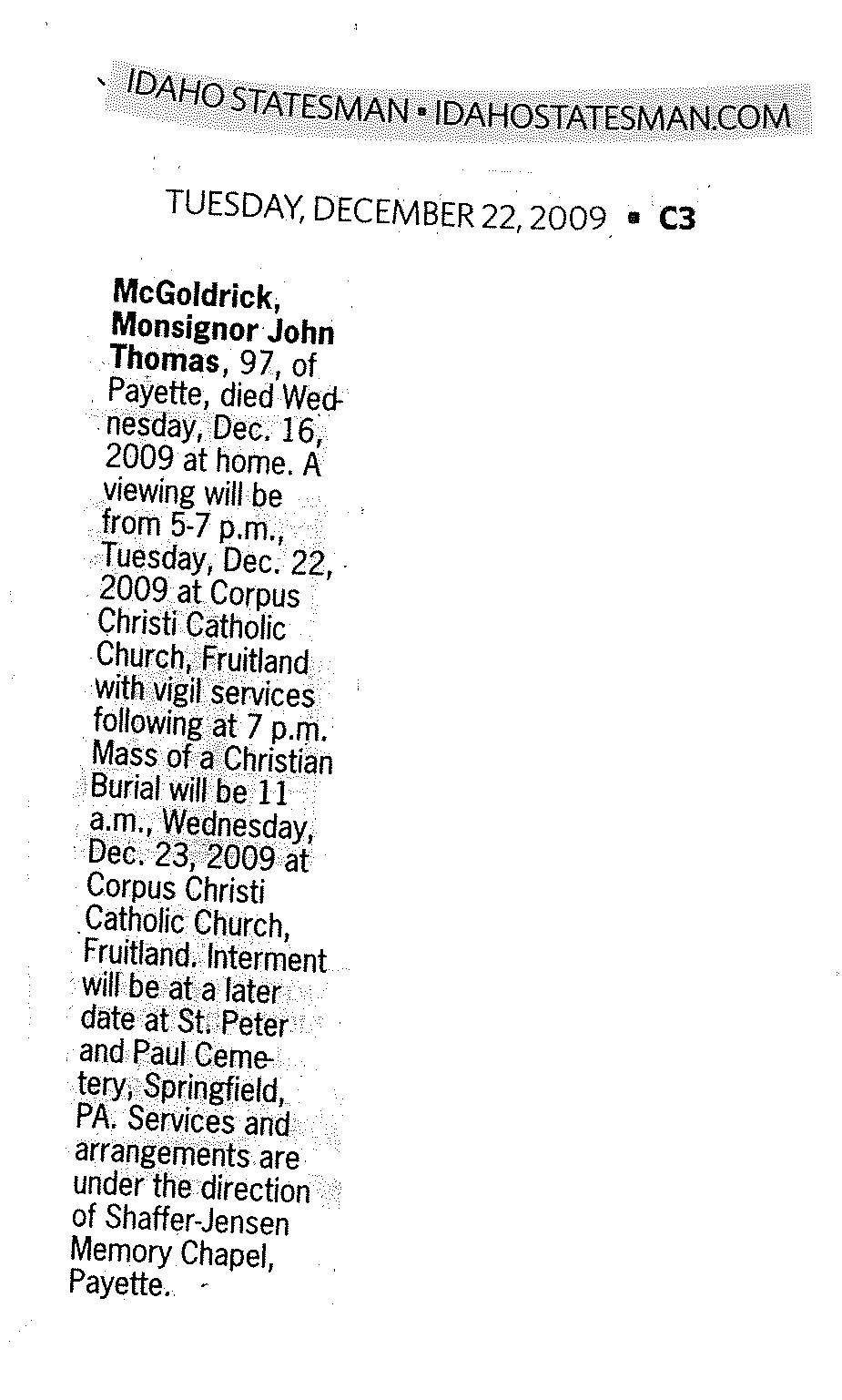 McGoldrick20Monisignor20John20Thomas