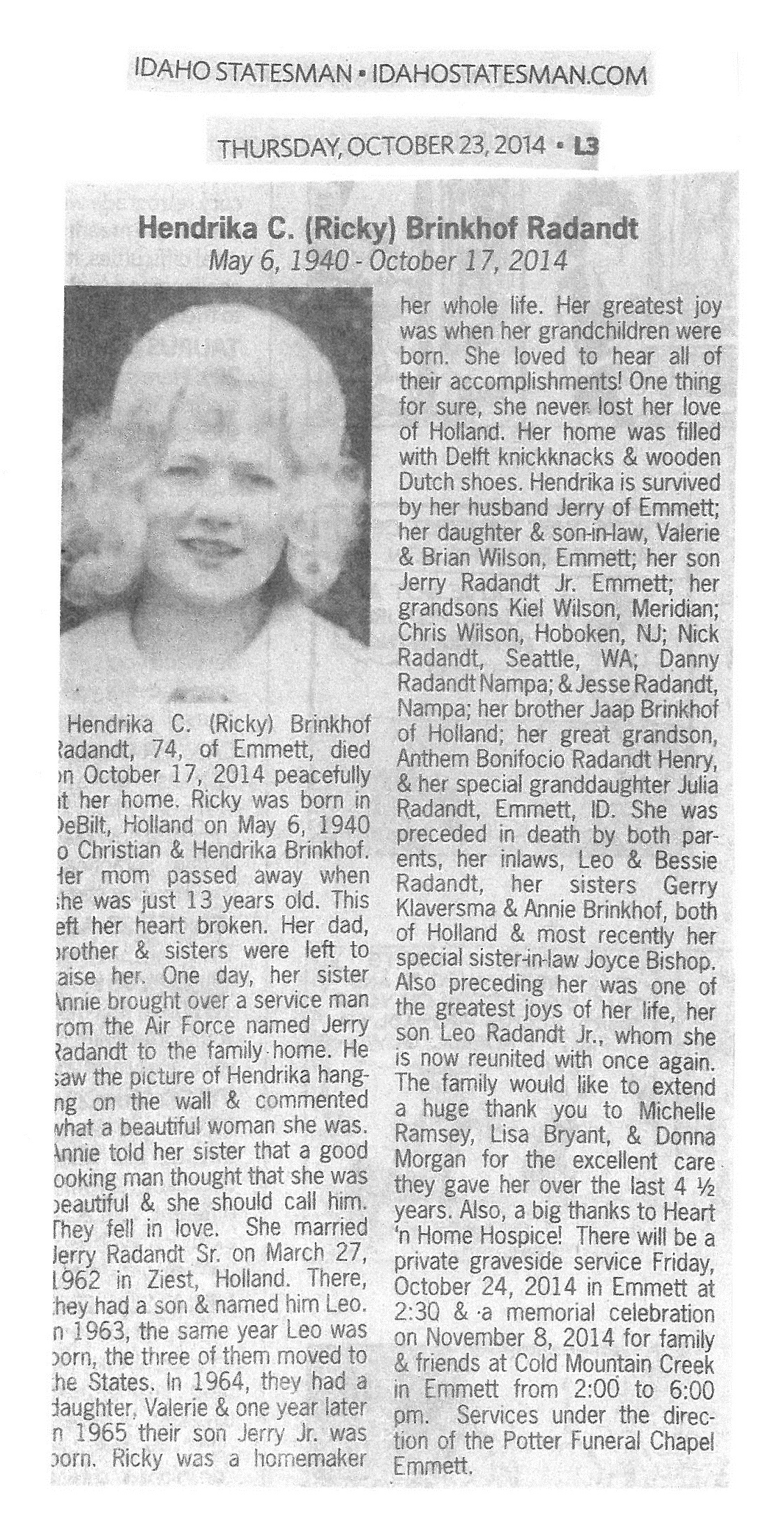 Radandt_Hendrika_(Ricky)_C_Brinkhof_Obituary