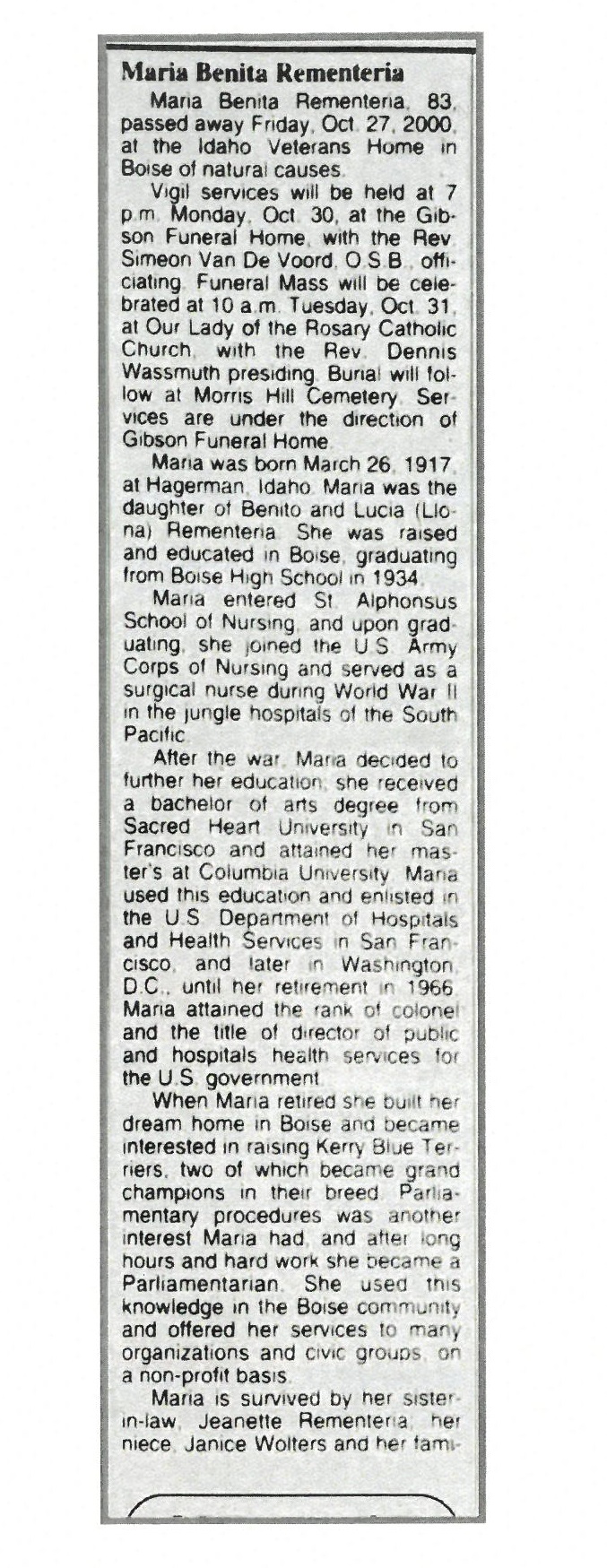 Rementeria_Maria_Obituary