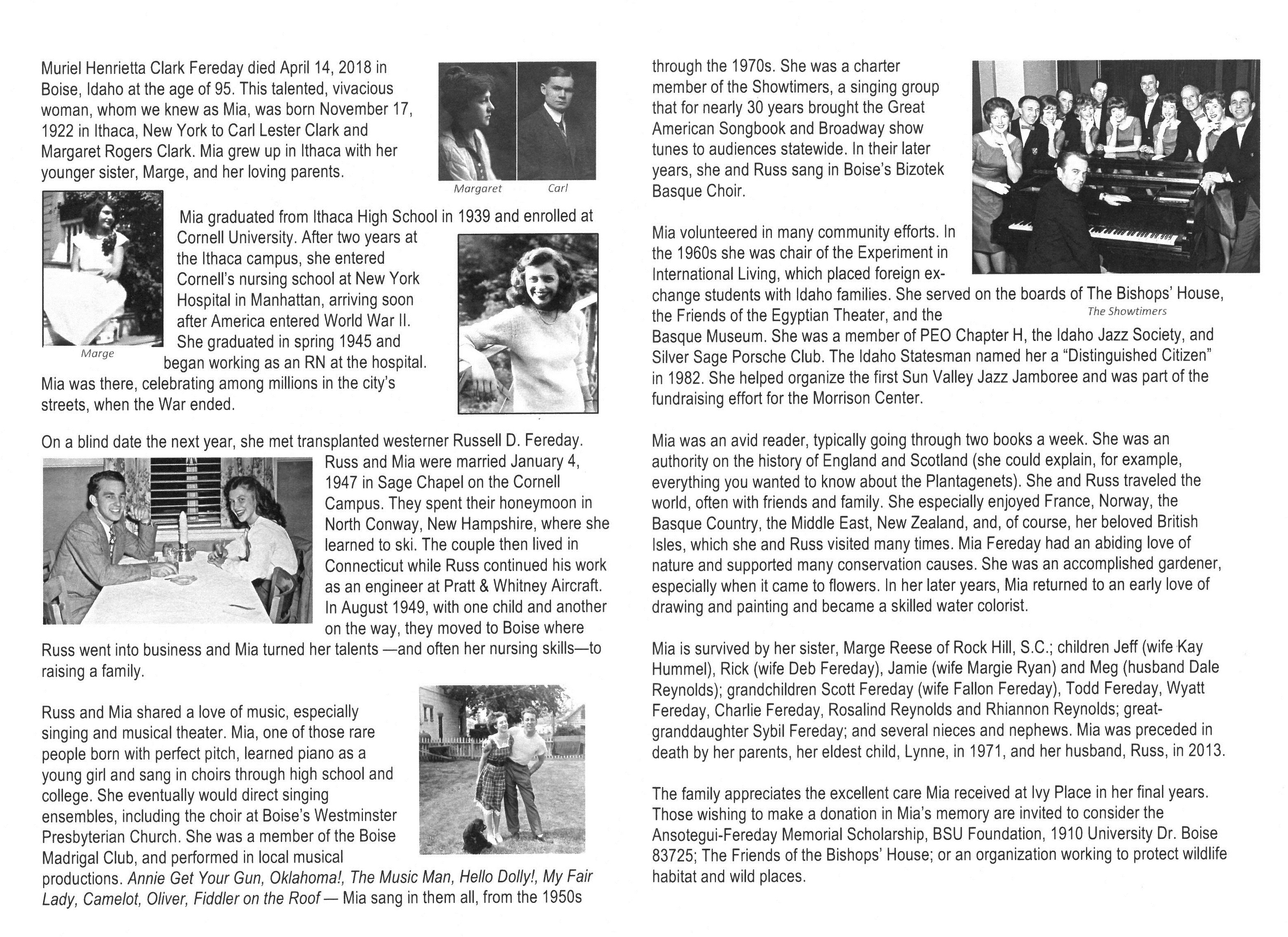 Fereday, Muriel (Mia) Henrietta Clark 4