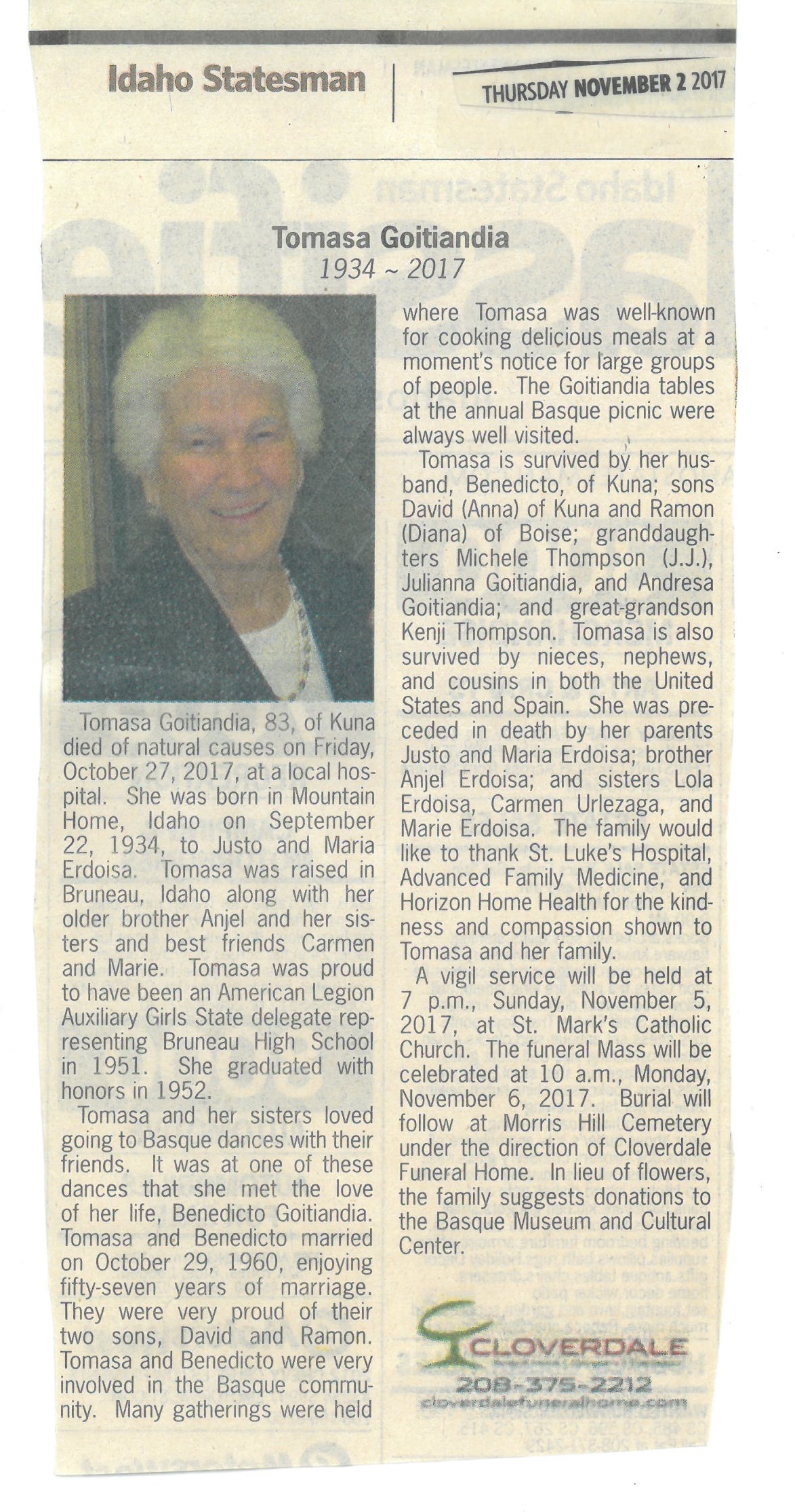 Goitiandia_Tomasa_Obituary