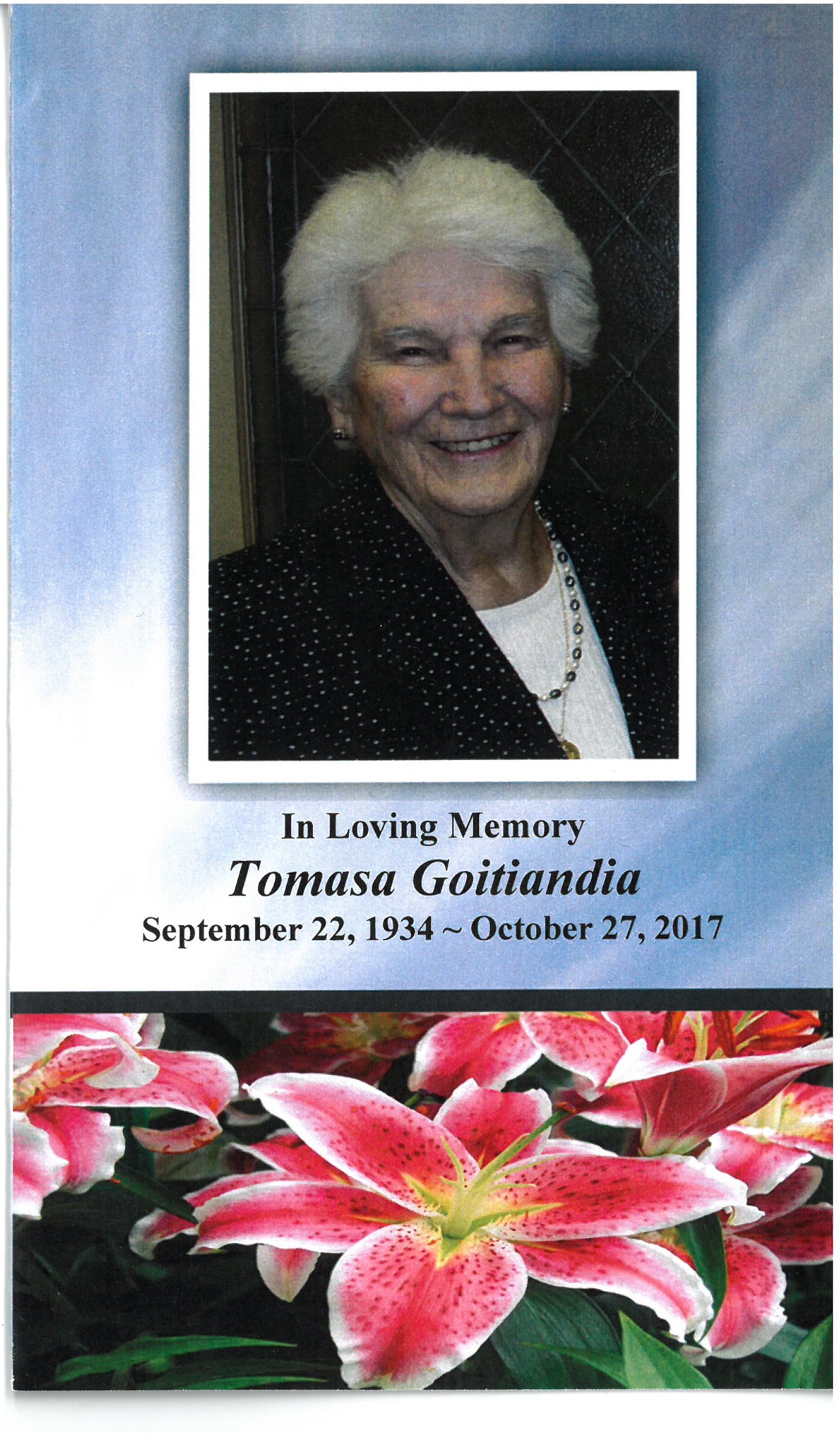 Goitiandia, Tomasa 2