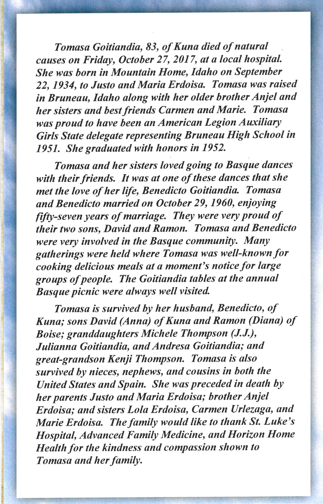 Goitiandia, Tomasa 4