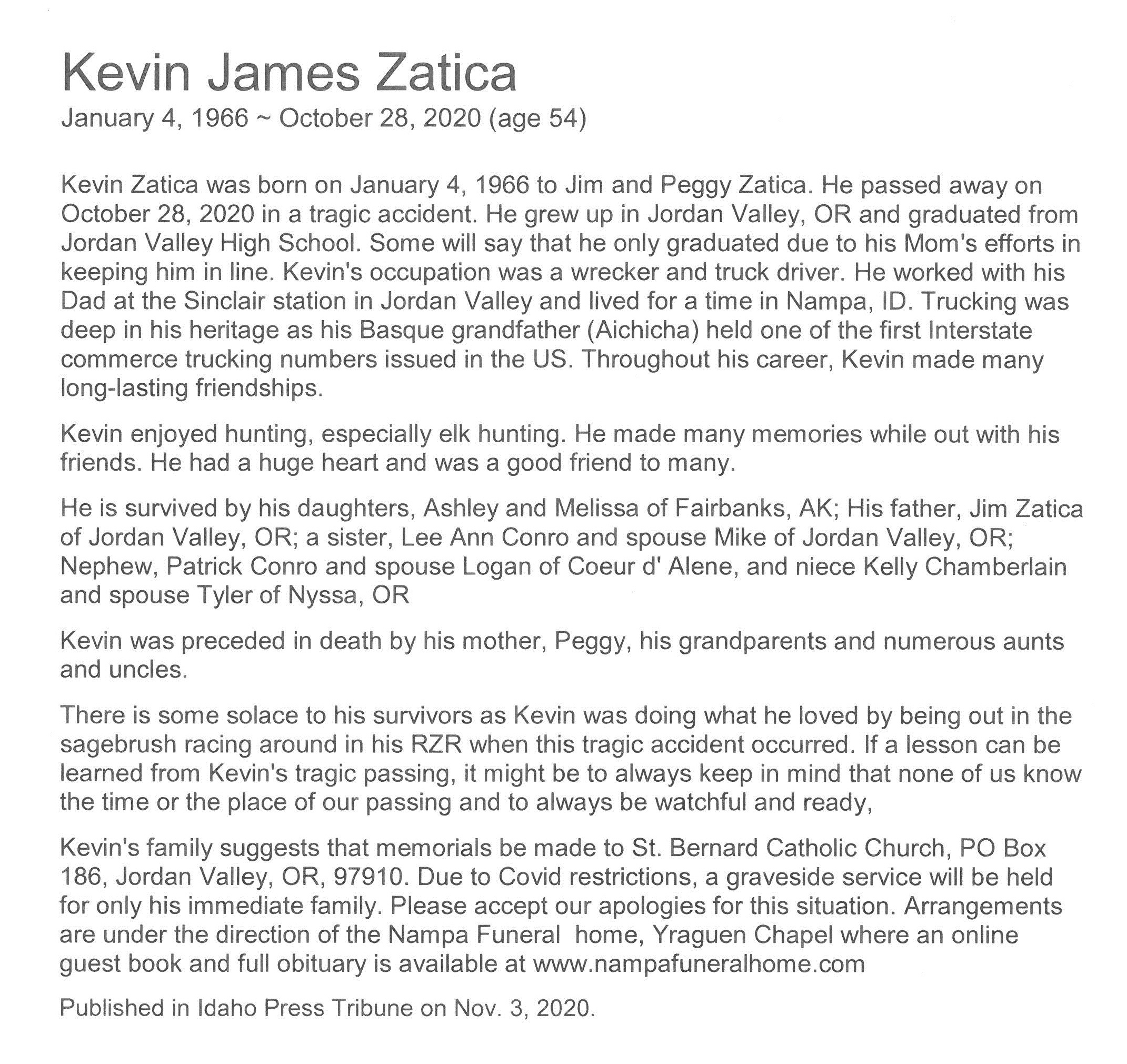 Kevin James Zatica - The Basque Museum & Cultural Center | Boise, ID