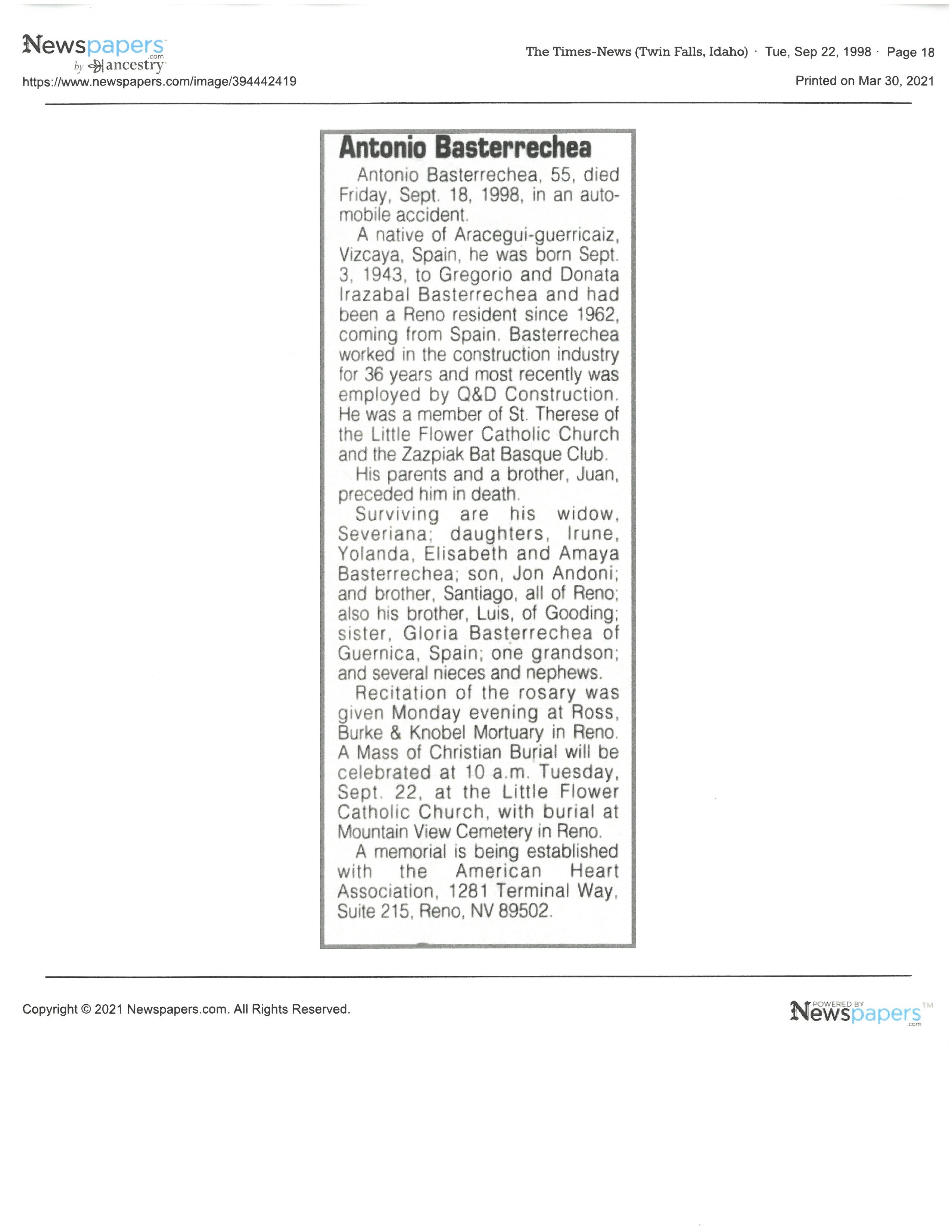 Basterrechea_Antonio_Obituary