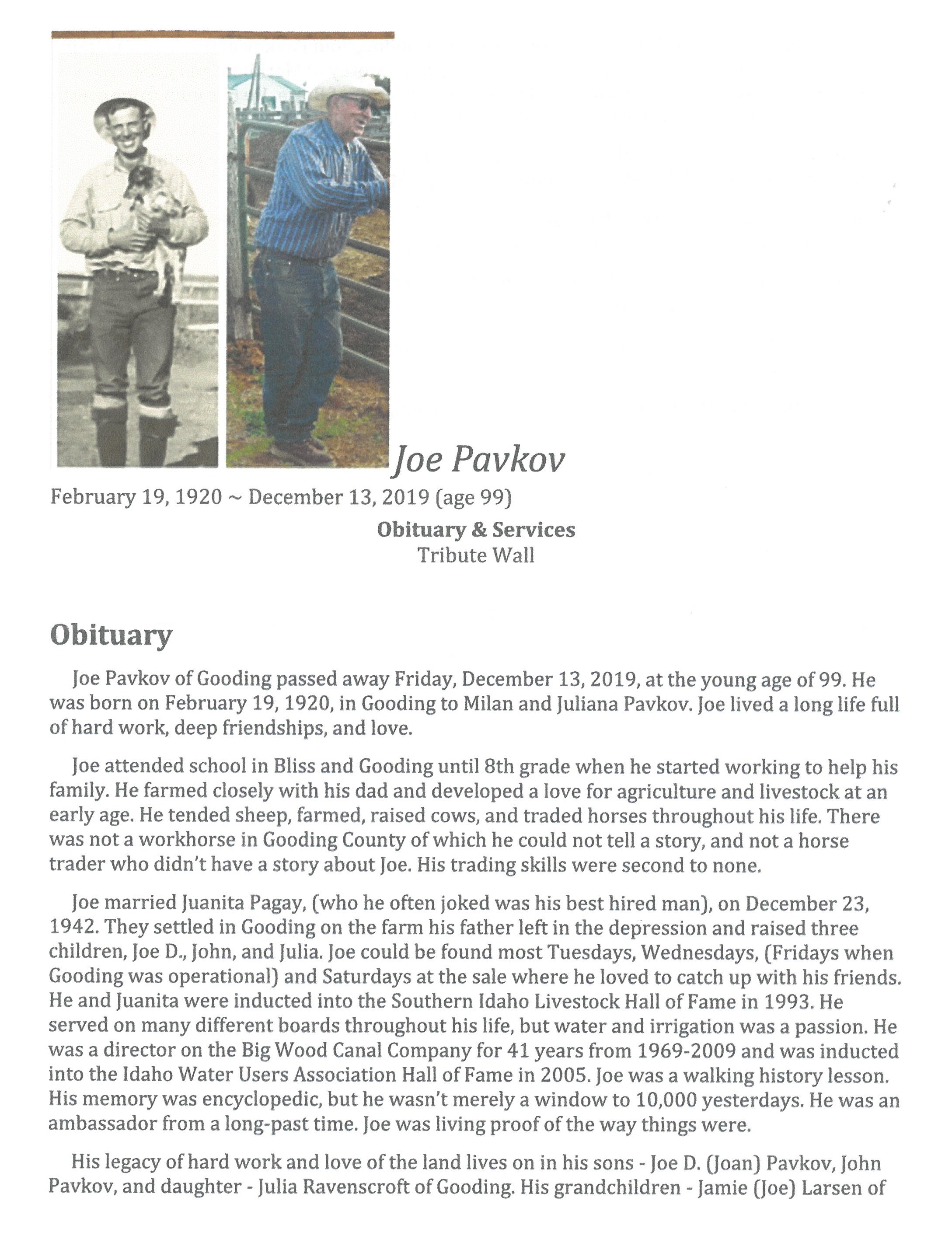 Pavkov_Joe_Obituary