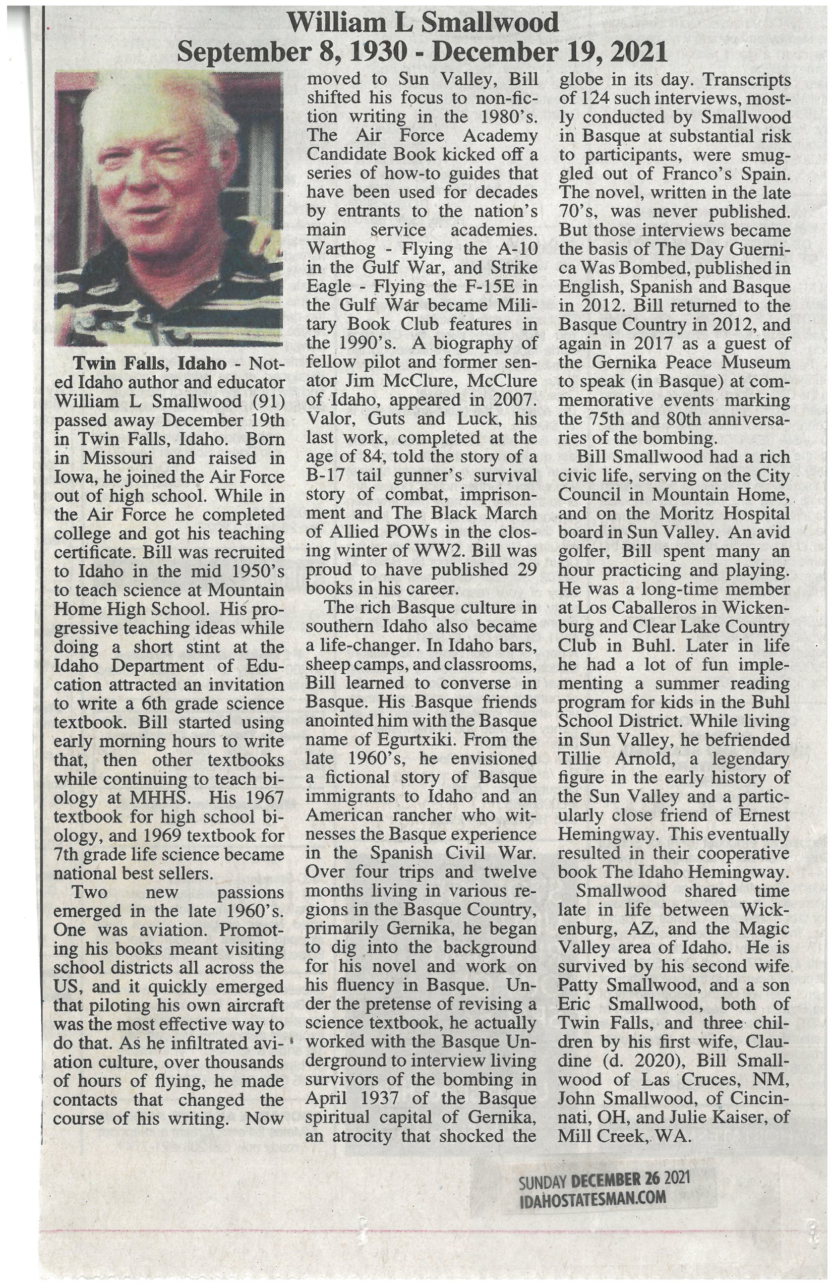 Smallwood,WilliamL.(Bill)