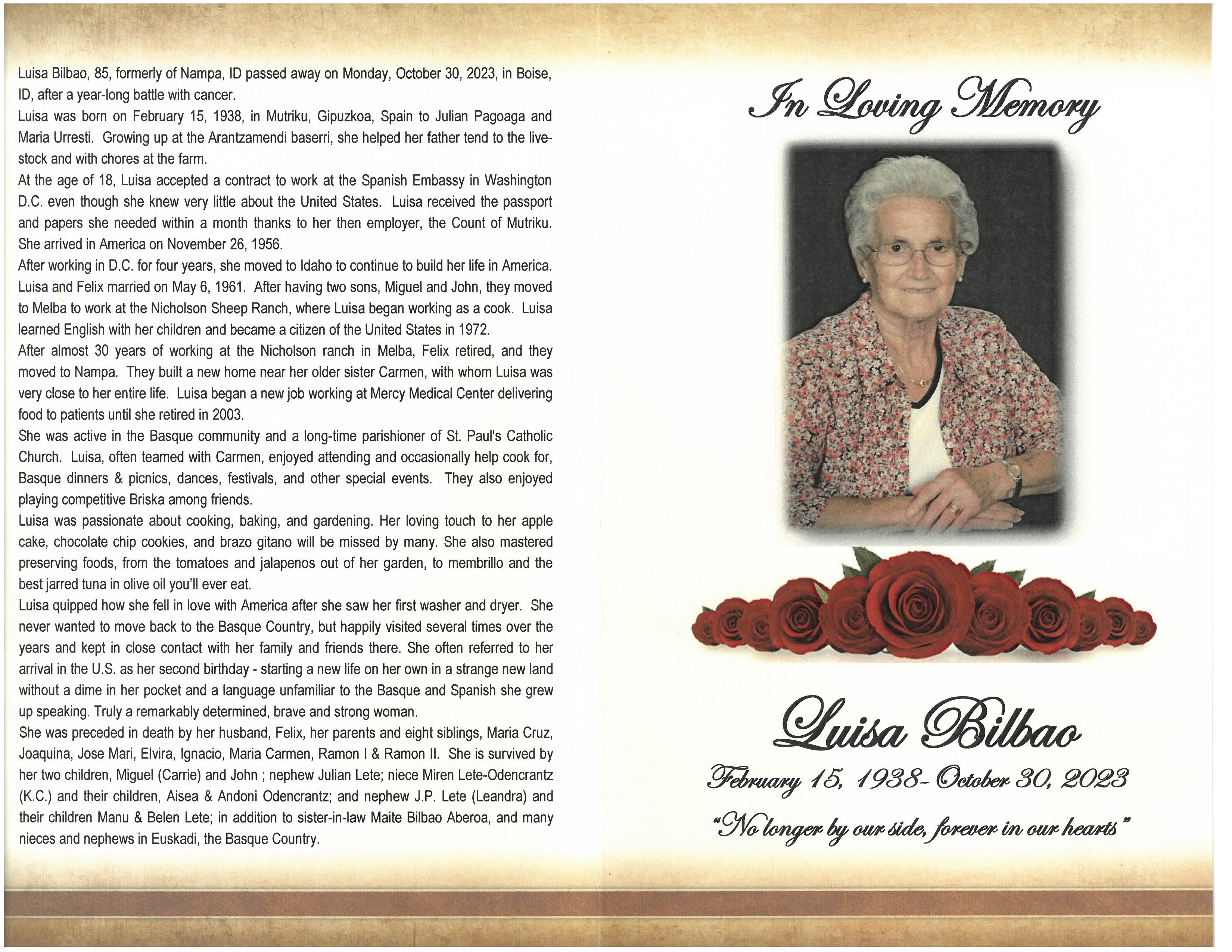 Bilbao_Luisa_Obituary