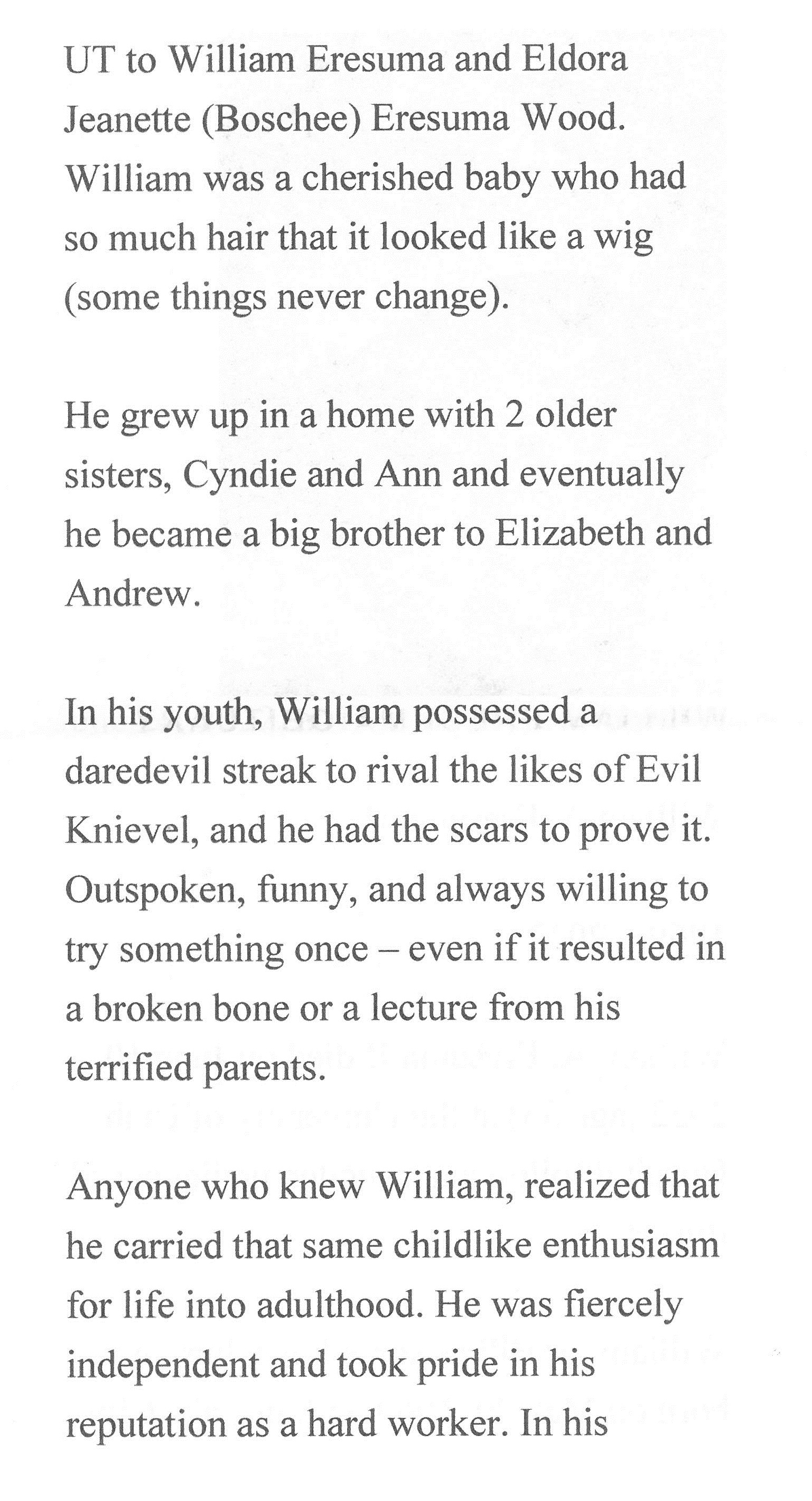 Eresuma II, William A. 2