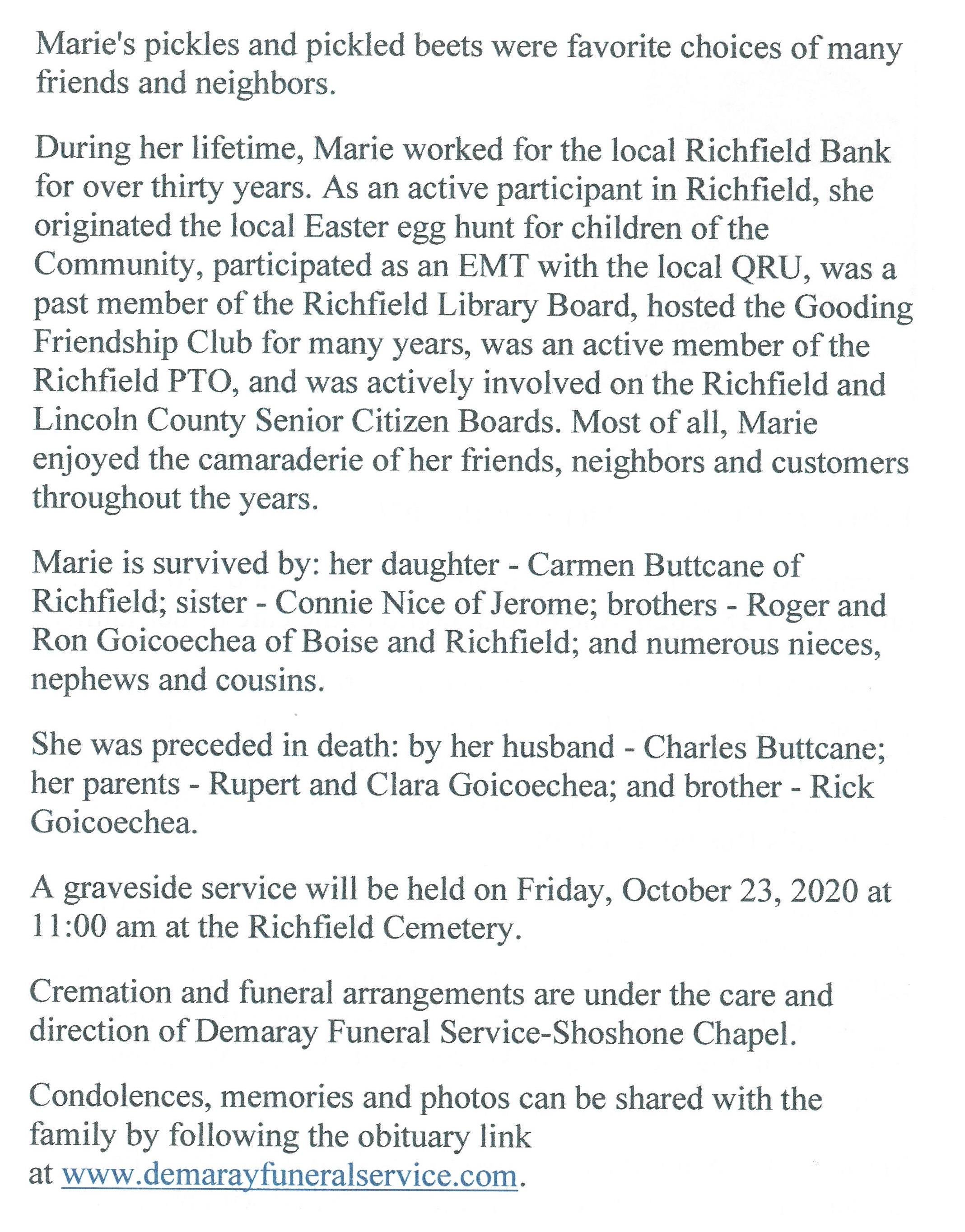 Buttcane, Carmen Marie 2