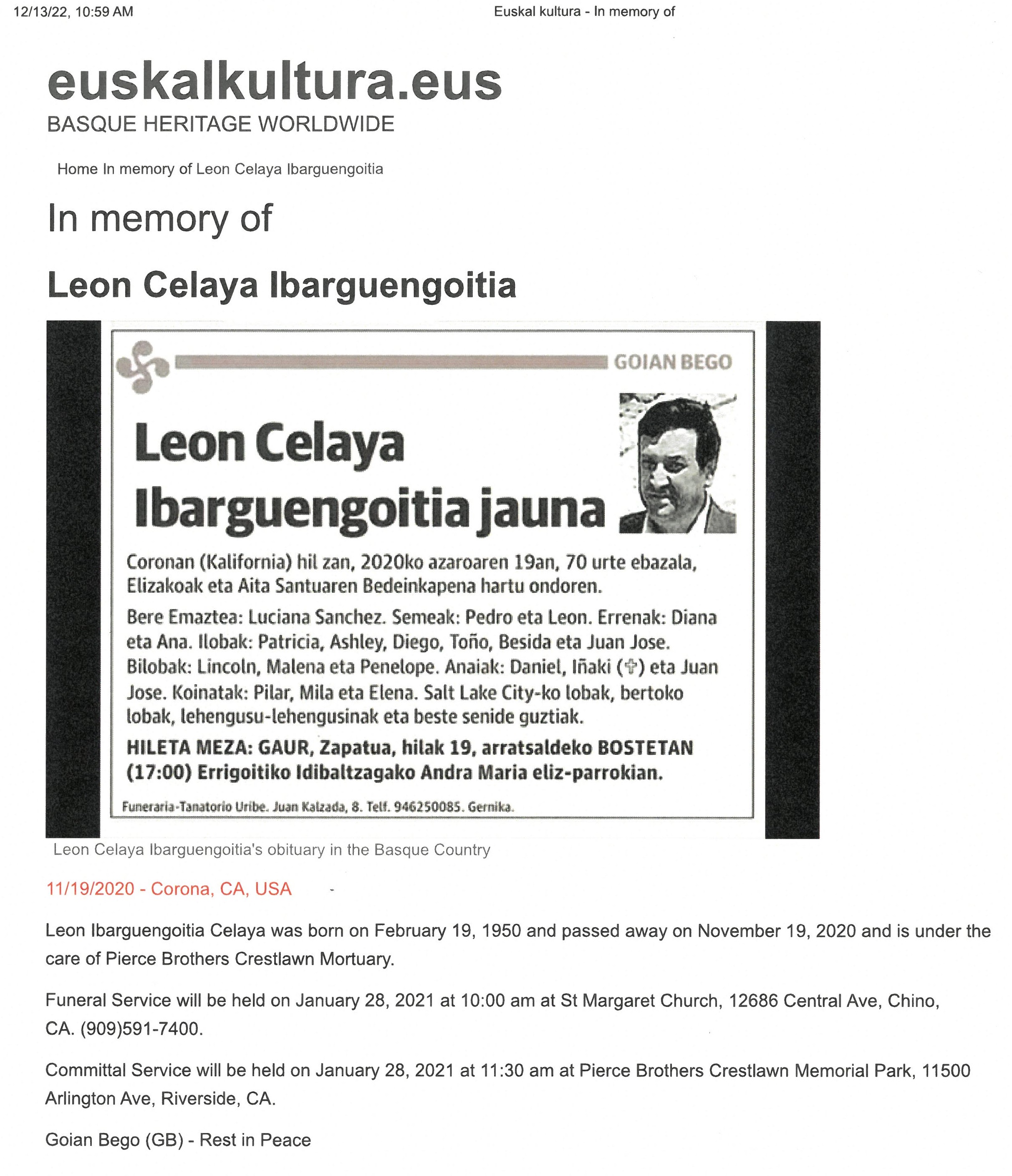 Celaya_Leon_Obituary