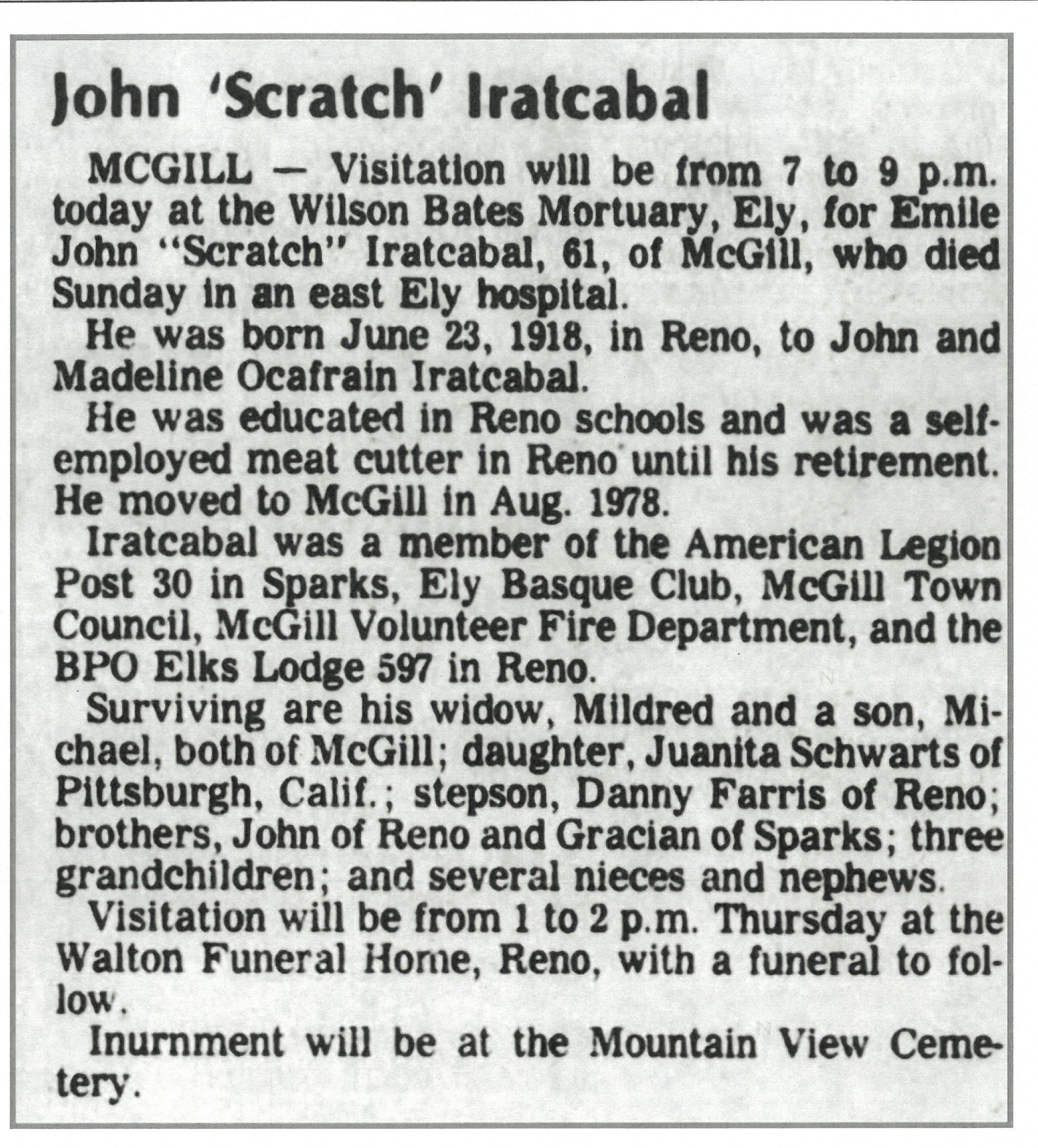 Iratcabal, John (Scratch)