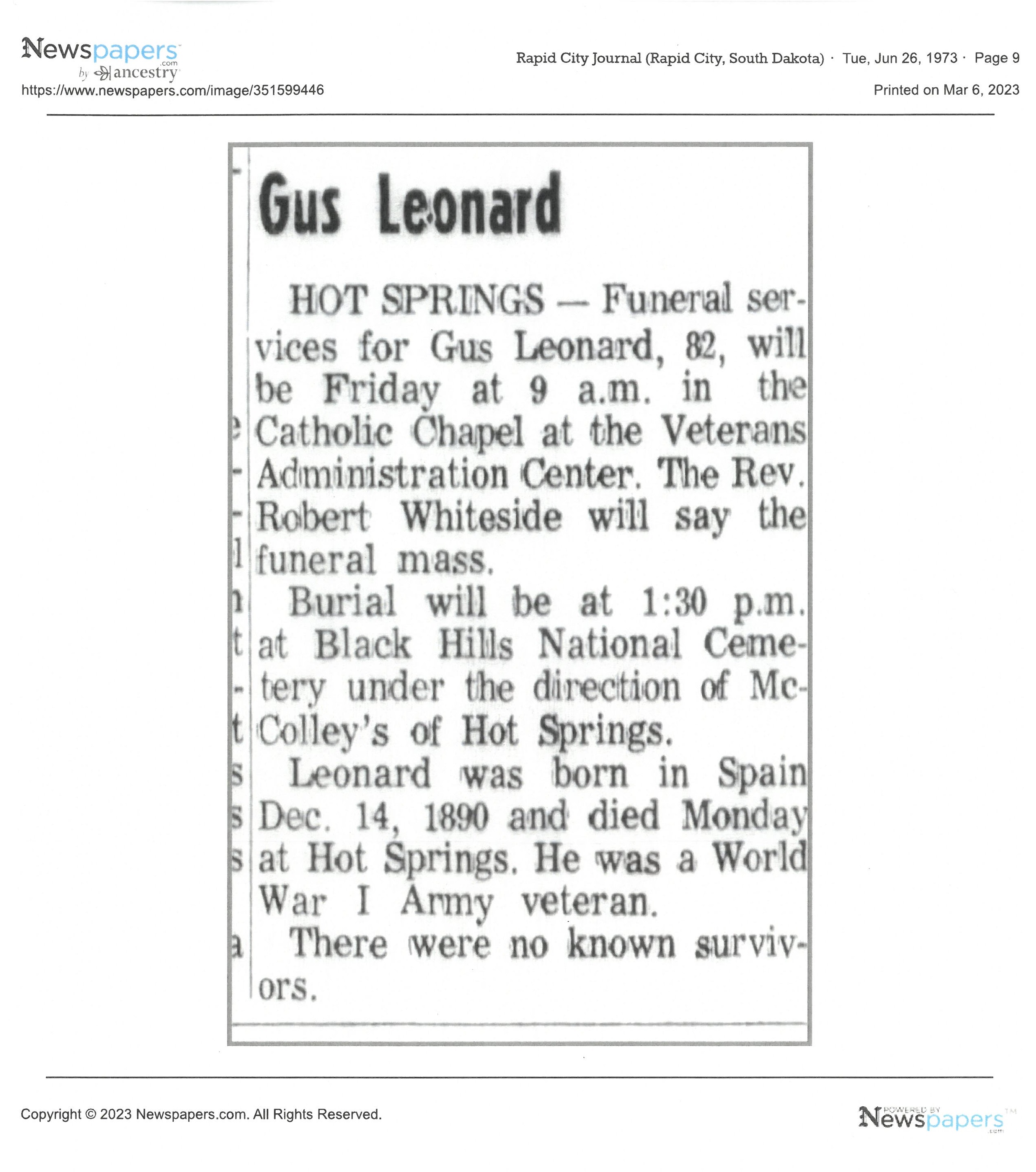 Leonard_Gus_Obituary