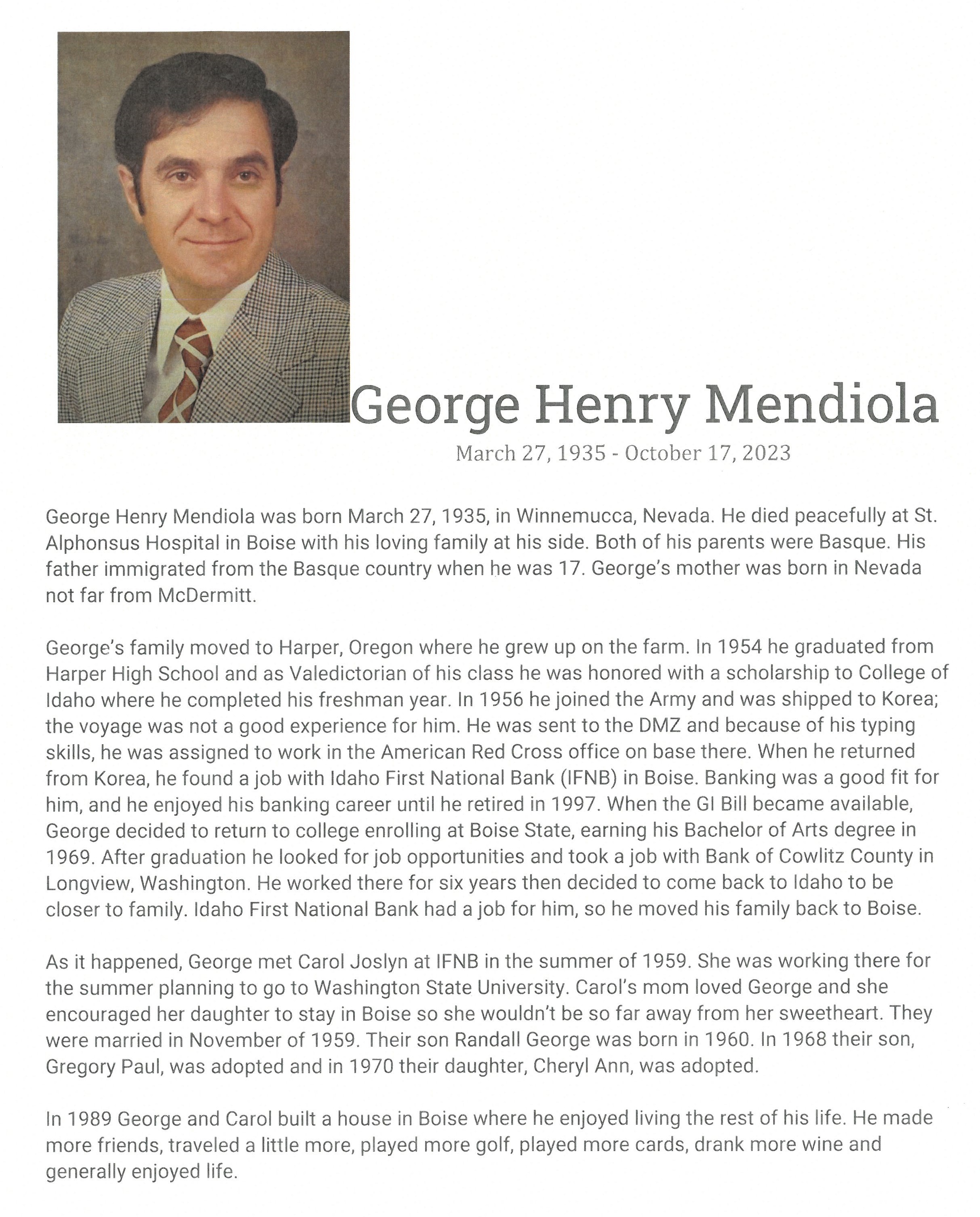 Mendiola_George_Henry_Obituary