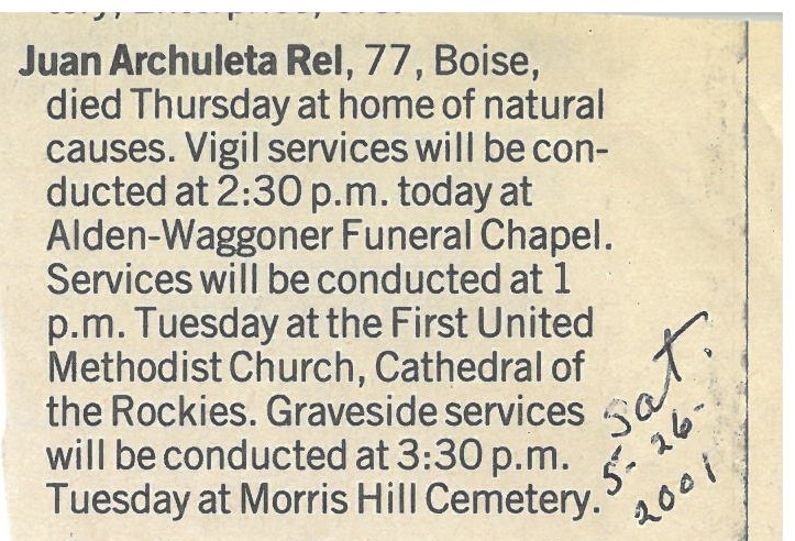 Rel, Juan Archuleta 2