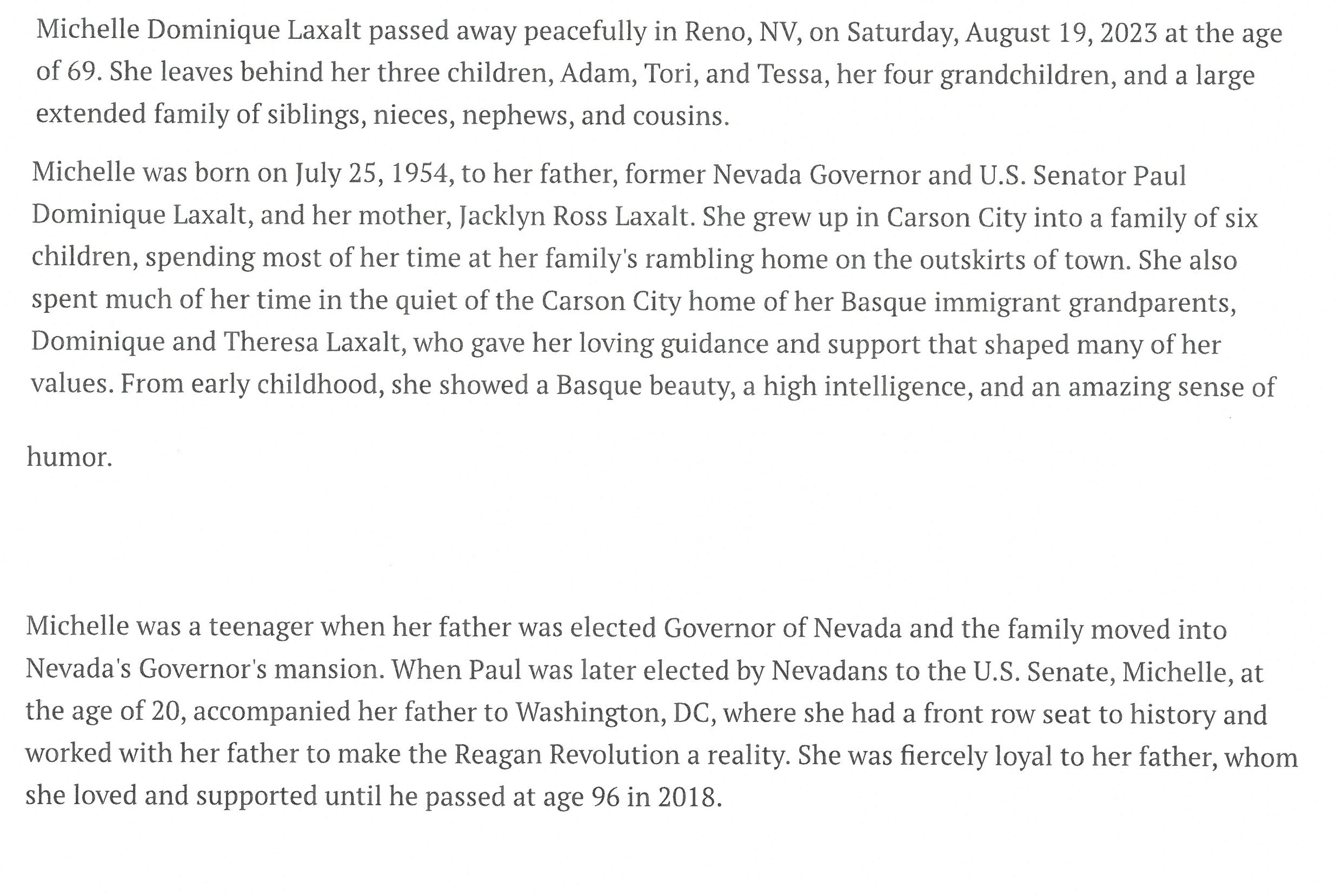 Michelle Dominique Laxalt - The Basque Museum & Cultural Center | Boise, ID