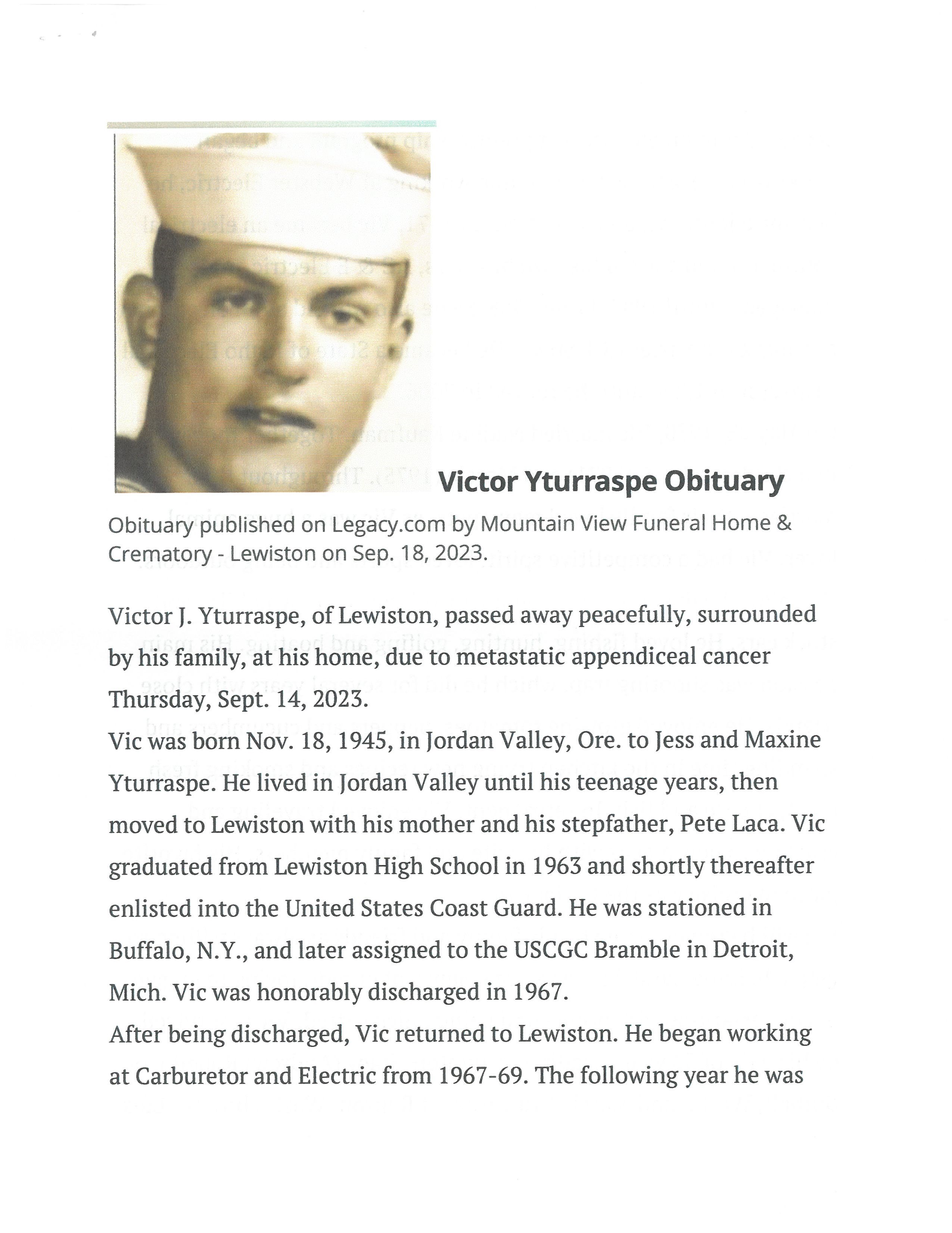 Yturraspe_Victor_Obituary