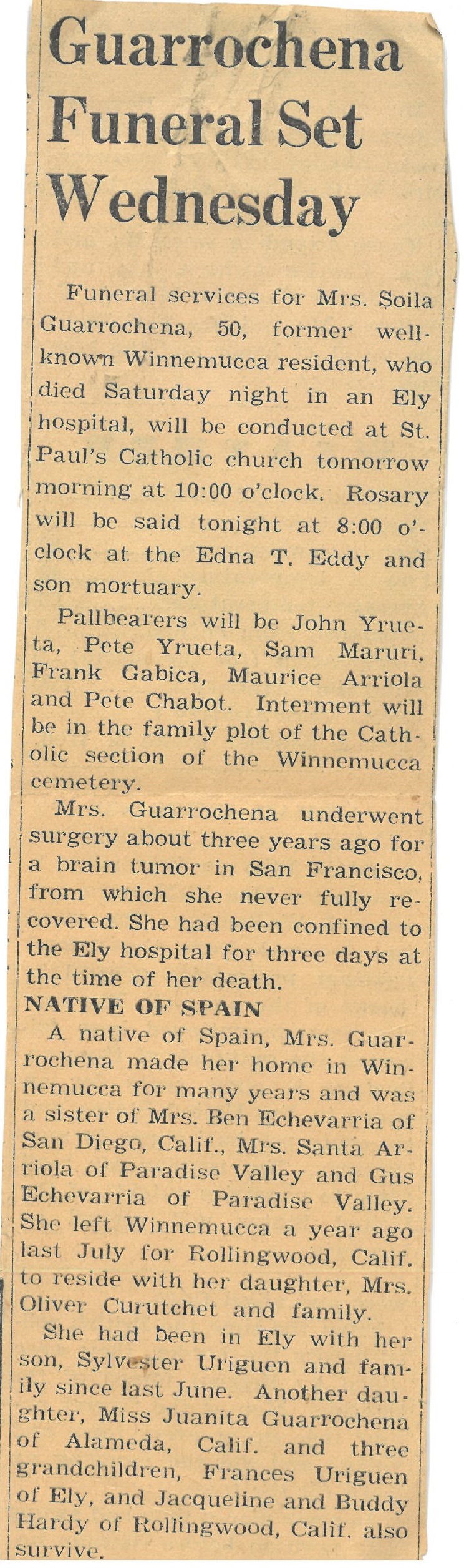 Guarrochena_Soila_Obituary